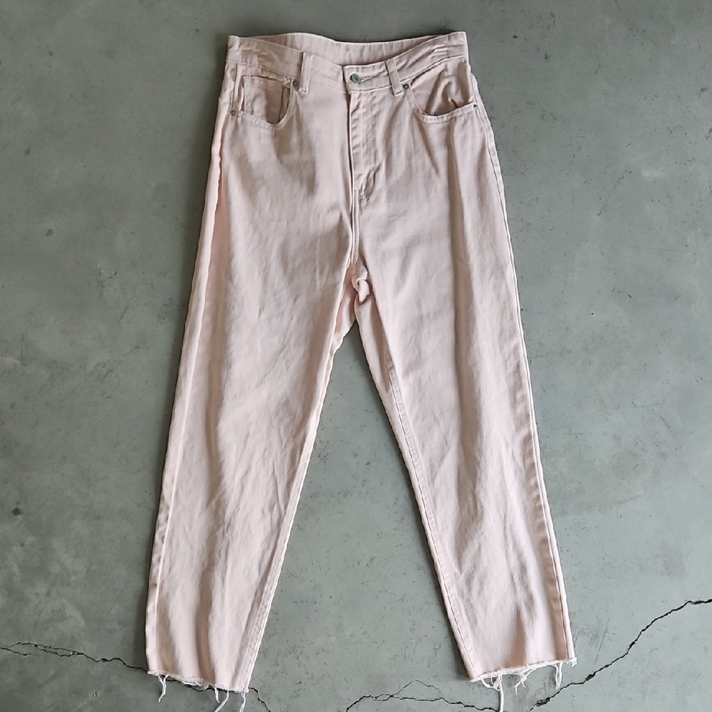 Women's Pink Mom Jeans